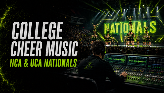 College cheer music — NCA and UCA college nationals guide by Limelight Music Productions